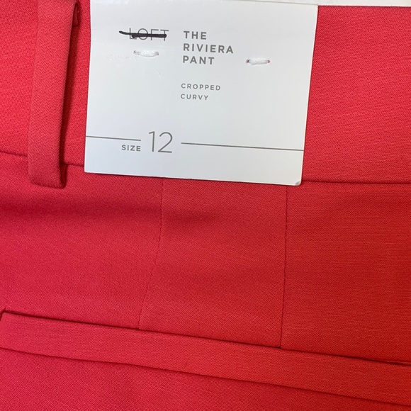 NWT - LOFT Curvy Riviera Slim Pants (12) - Picture 3 of 3